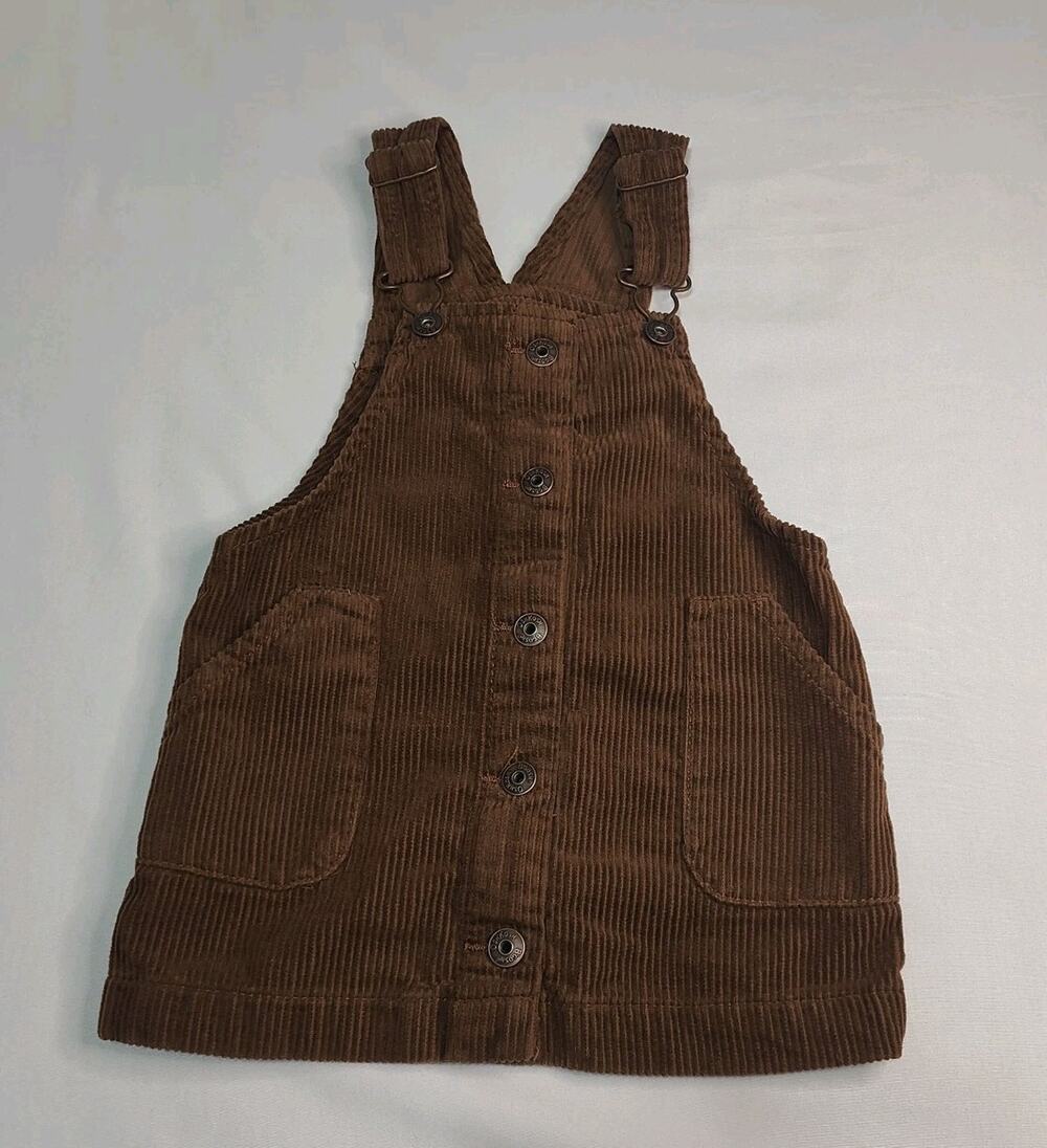 Vintage Y2k Oshkosh Toddler Overall Dress Size 18 Months Pre-owned (EUC)